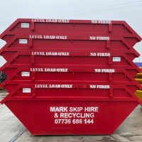 Mark Skip Hire skips ready for hire